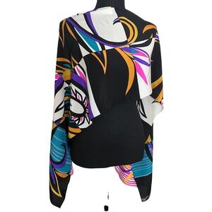 Vintage 80's Bob Mackie Silk Abstract design  68 x 14‎ Art to wear